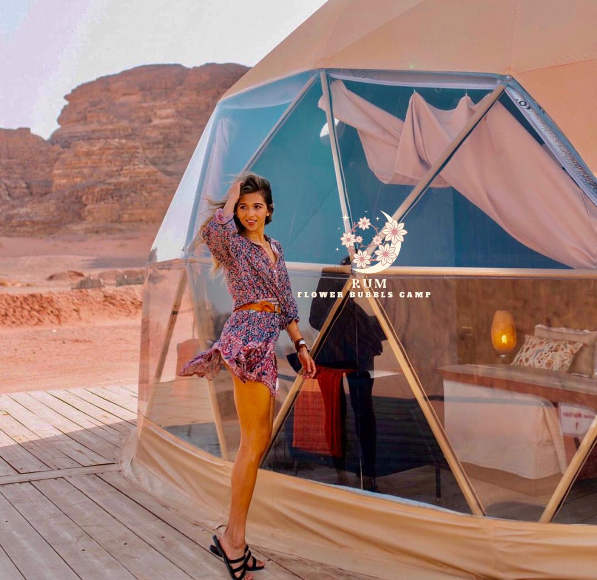 Rum Flower Bubbles Luxury Camp Wadi Rum Exterior photo